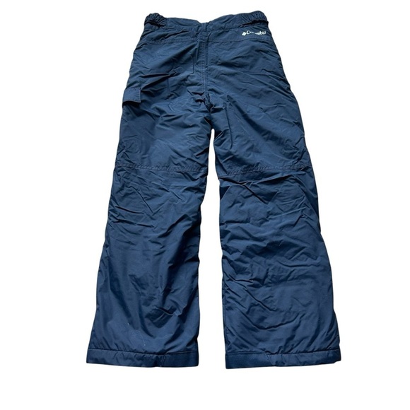Columbia Kids Ice Slope II Insulated Pants size medium 10-12 navy blue winter - Picture 2 of 6
